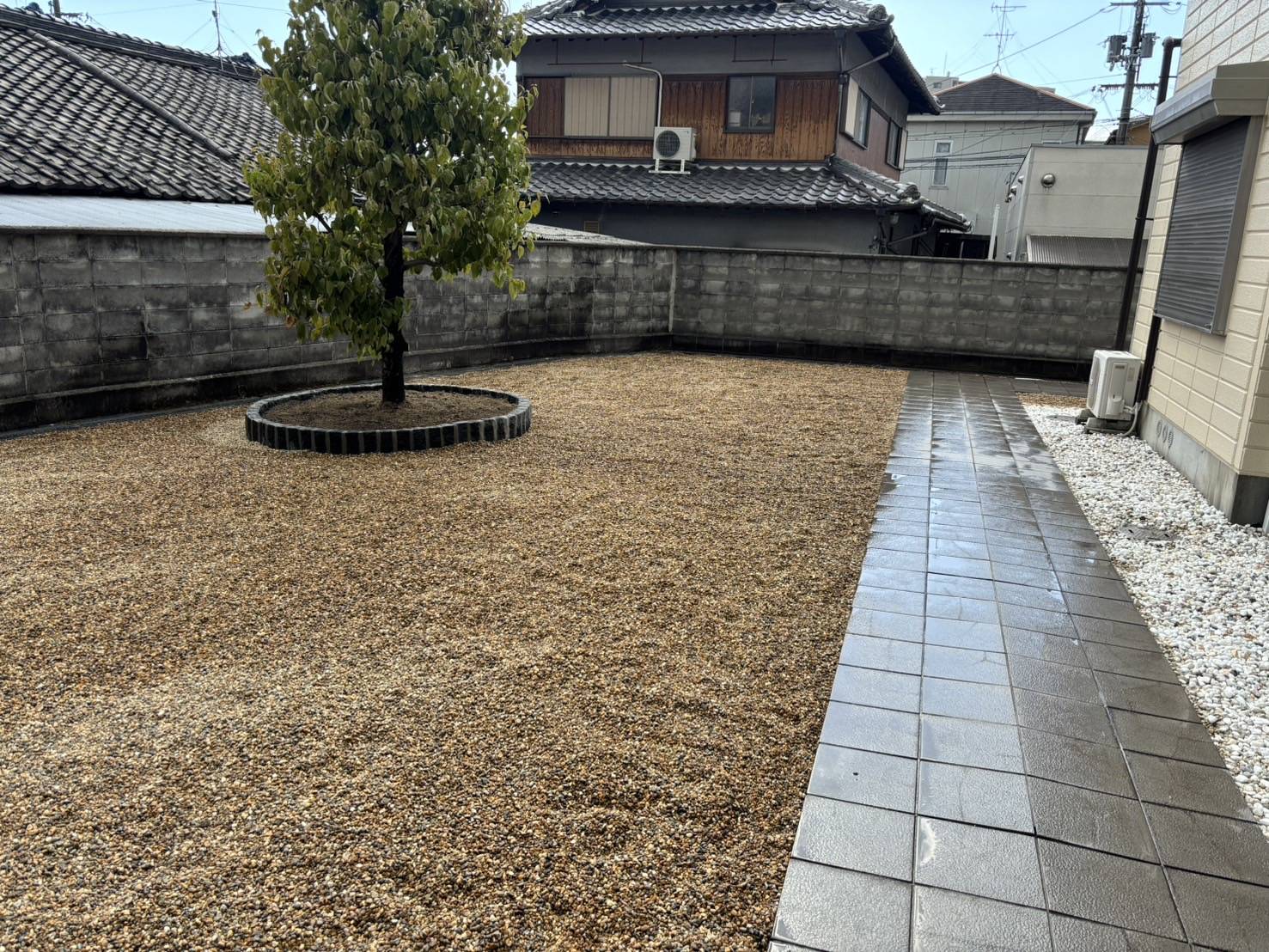 大阪府　外構リガーデン工事・防草対策工事