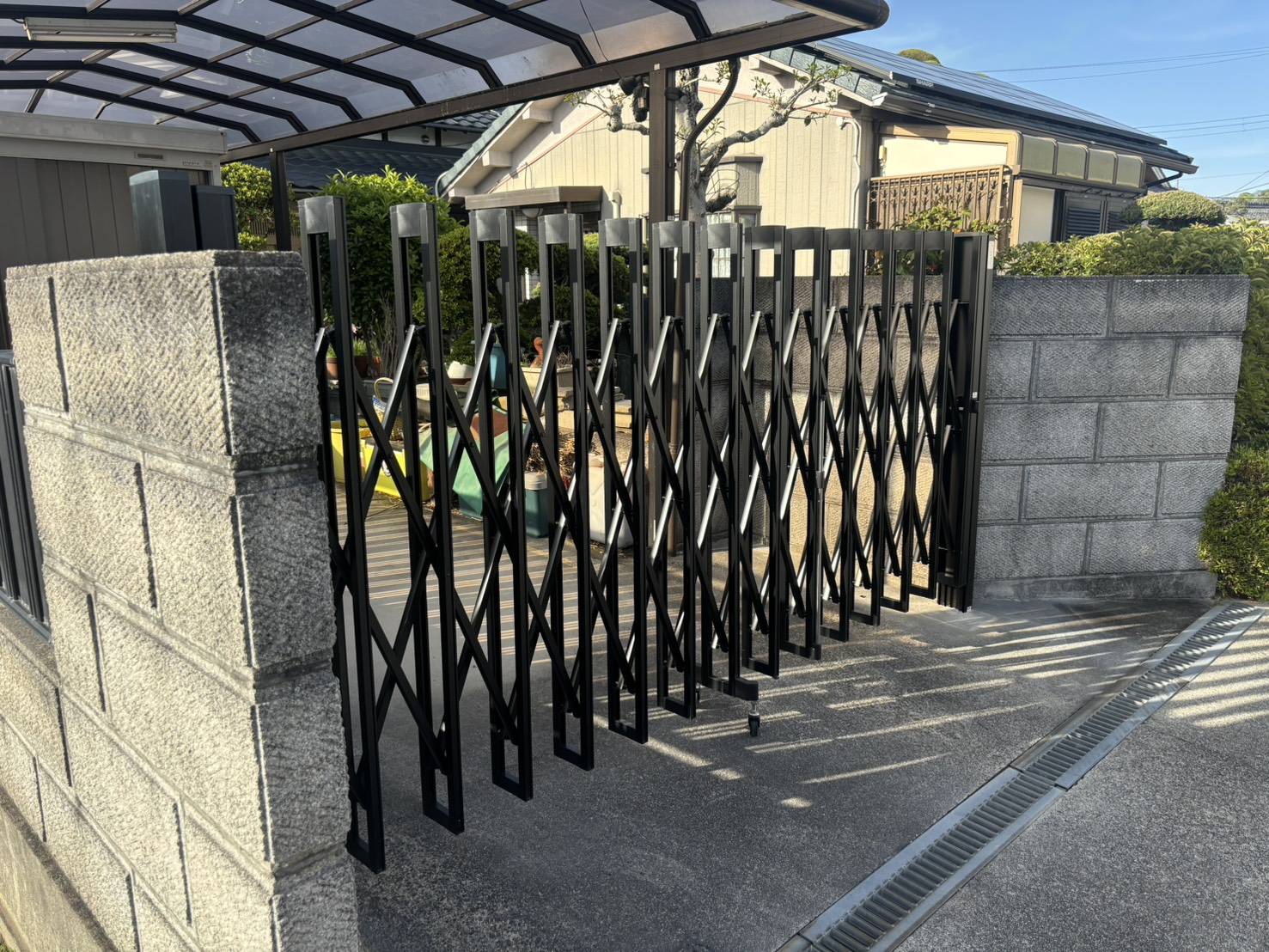 大阪府　門扉やり替え工事